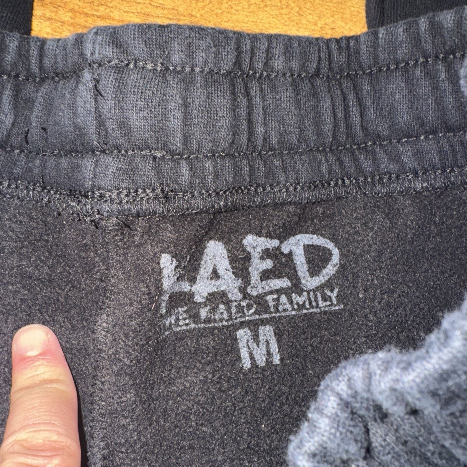 Hypebeast Kaed “Whole Lotta Lovin” Sweatpants Black M Streetwear 30x28 Size US 30 / EU 46 - 8 Thumbnail