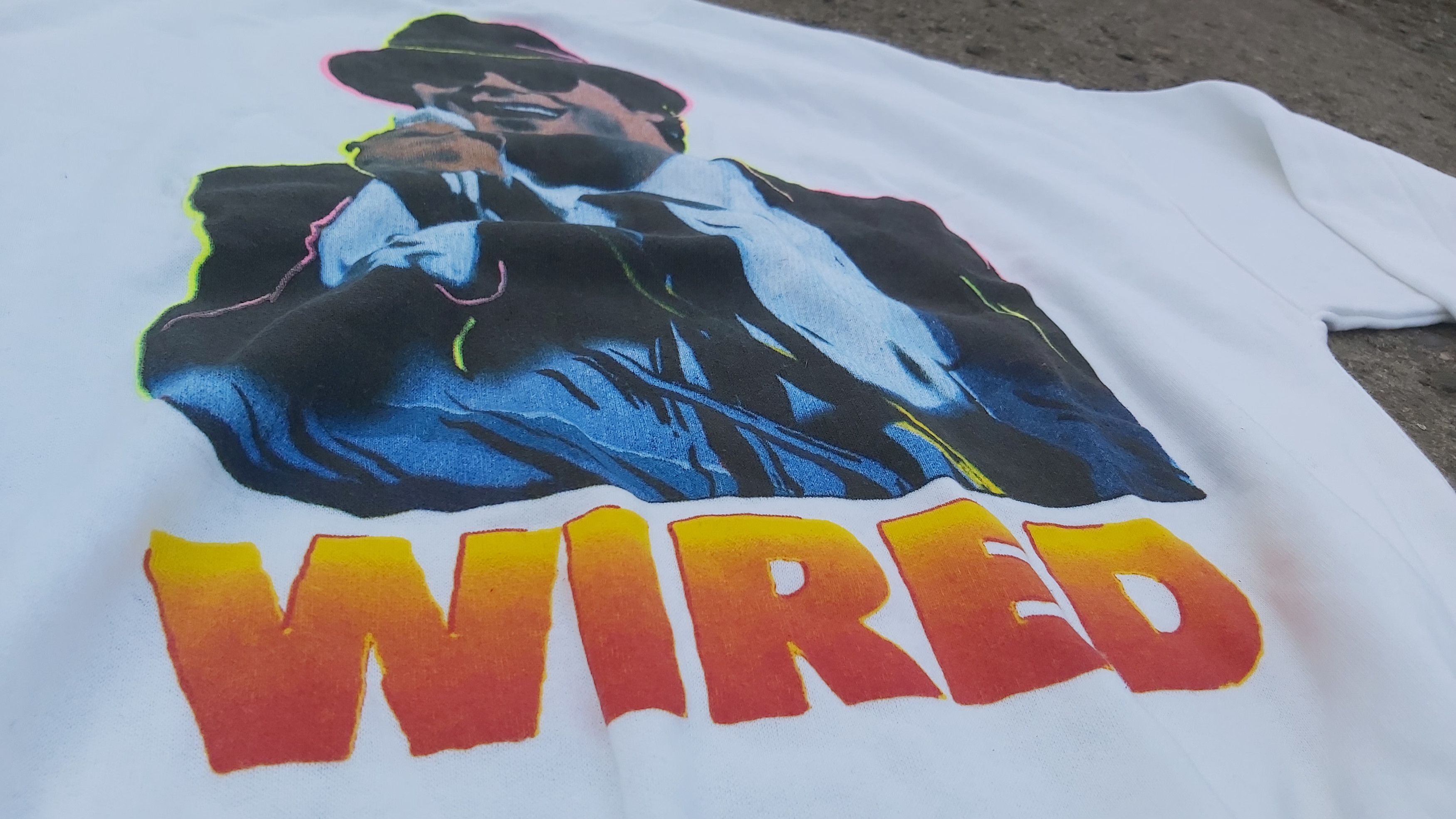 Vintage 1989 WIRED Vintage Sweatshirt John Belushi Big Logo M - L Size US M / EU 48-50 / 2 - 15 Thumbnail