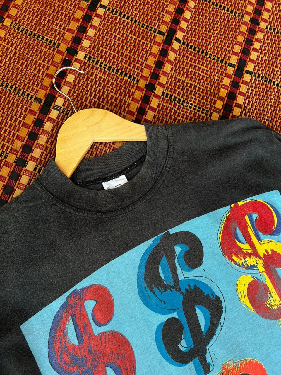 Andy Warhol × Vintage Vintage 1993 Andy Warhol Dollars Tee Pop Art Size US M / EU 48-50 / 2 - 5 Thumbnail