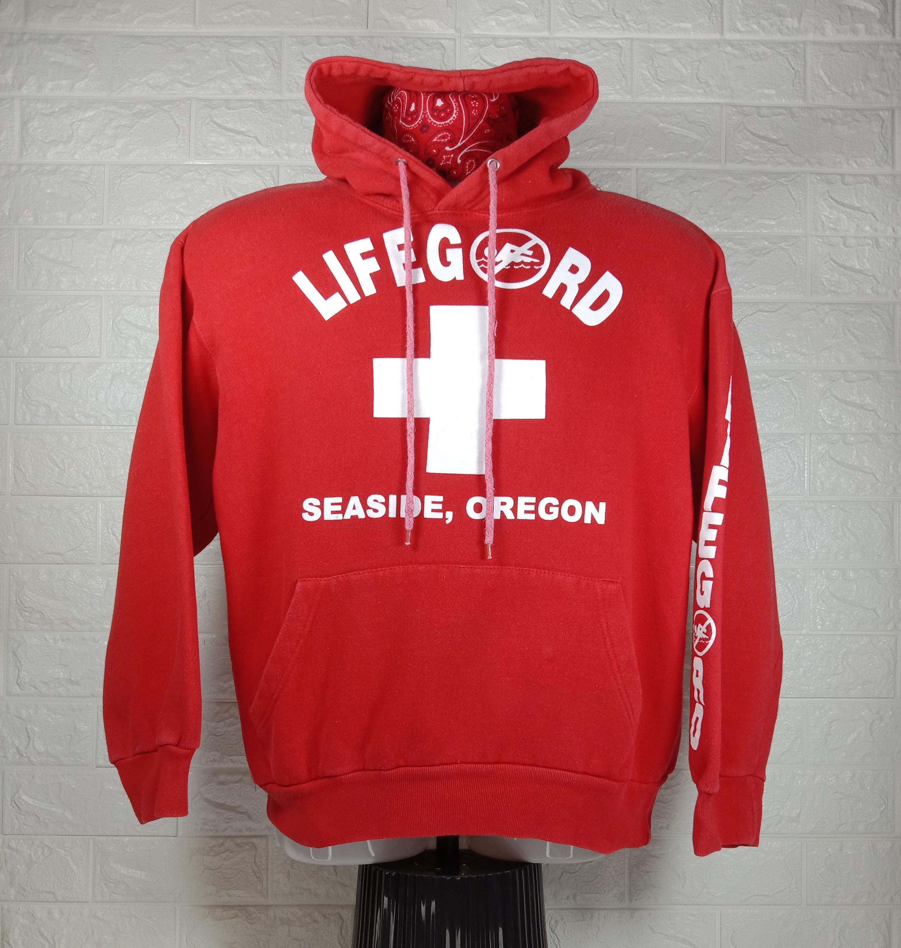 Vintage Vintage Lifeguard Seaside Oregon Hoodie Sweatshirt Size US S / EU 44-46 / 1 - 1 Thumbnail