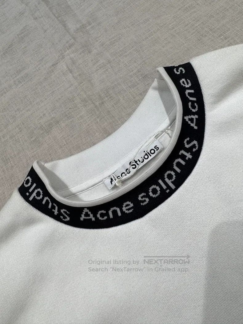 Acne Studios Acne Studios Collar Letter Crewneck Long Sleeve Sweatshirt Size US M / EU 48-50 / 2 - 1 Thumbnail
