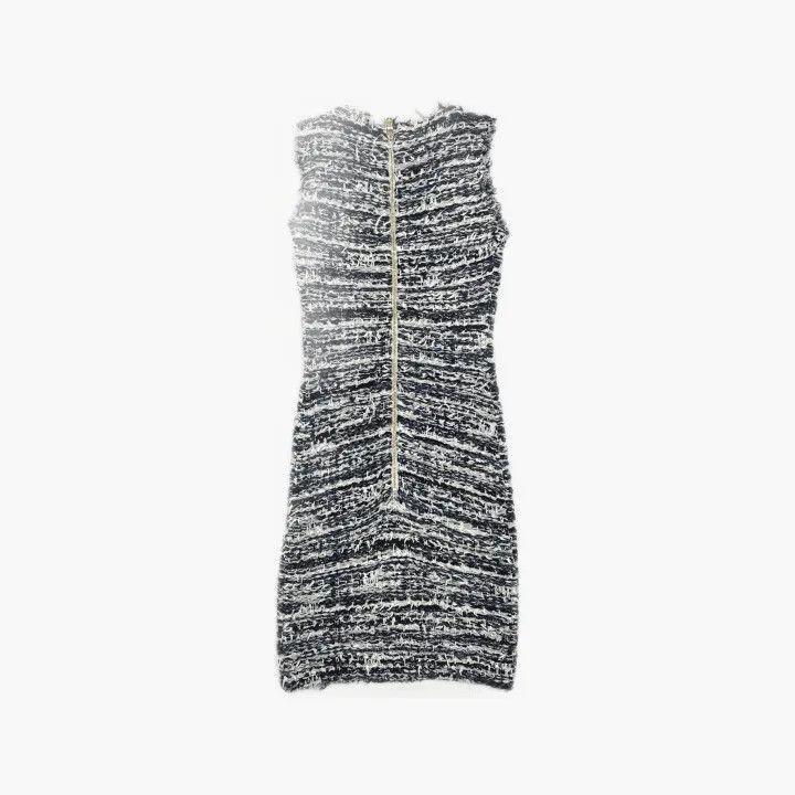 Balmain Balmain Stylish Sleeveless Knit Dress -2507 Size S / US 4 / IT 40 - 3 Thumbnail