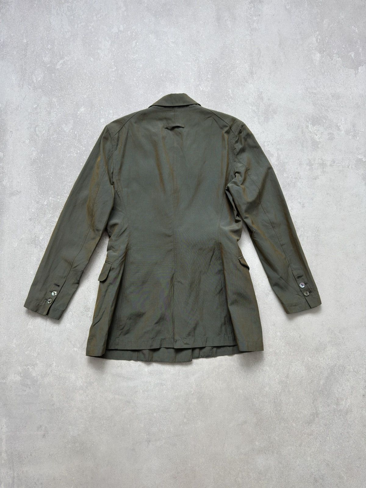 Jean Paul Gaultier Jean Paul Gaultier Blazer Jacket Double Breasted Satin Sheen Size M / US 6-8 / IT 42-44 - 11 Thumbnail