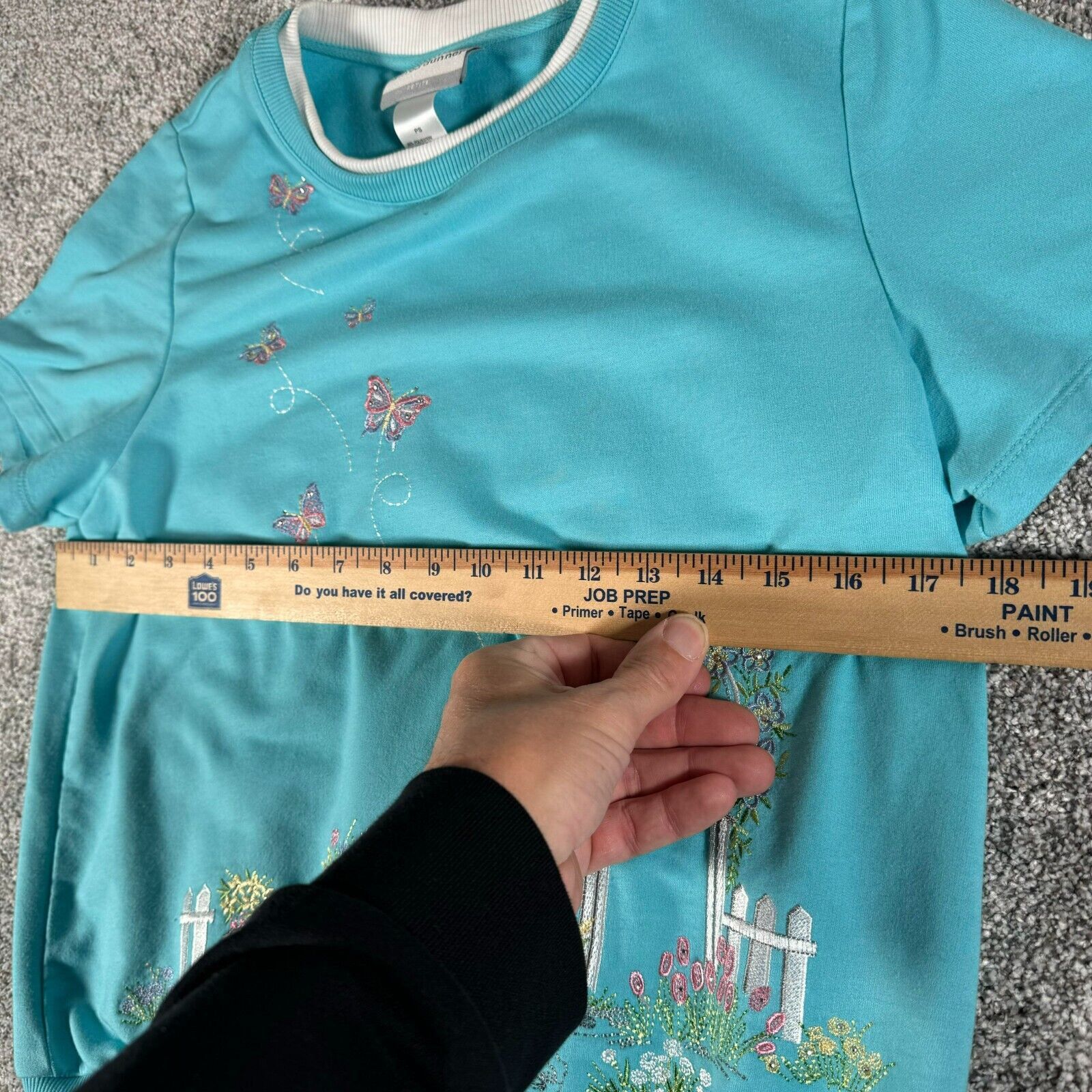 Other Vintage 90s Y2K Petite Small Embroidery Beaded Cottagecore Size S / US 4 / IT 40 - 7 Thumbnail