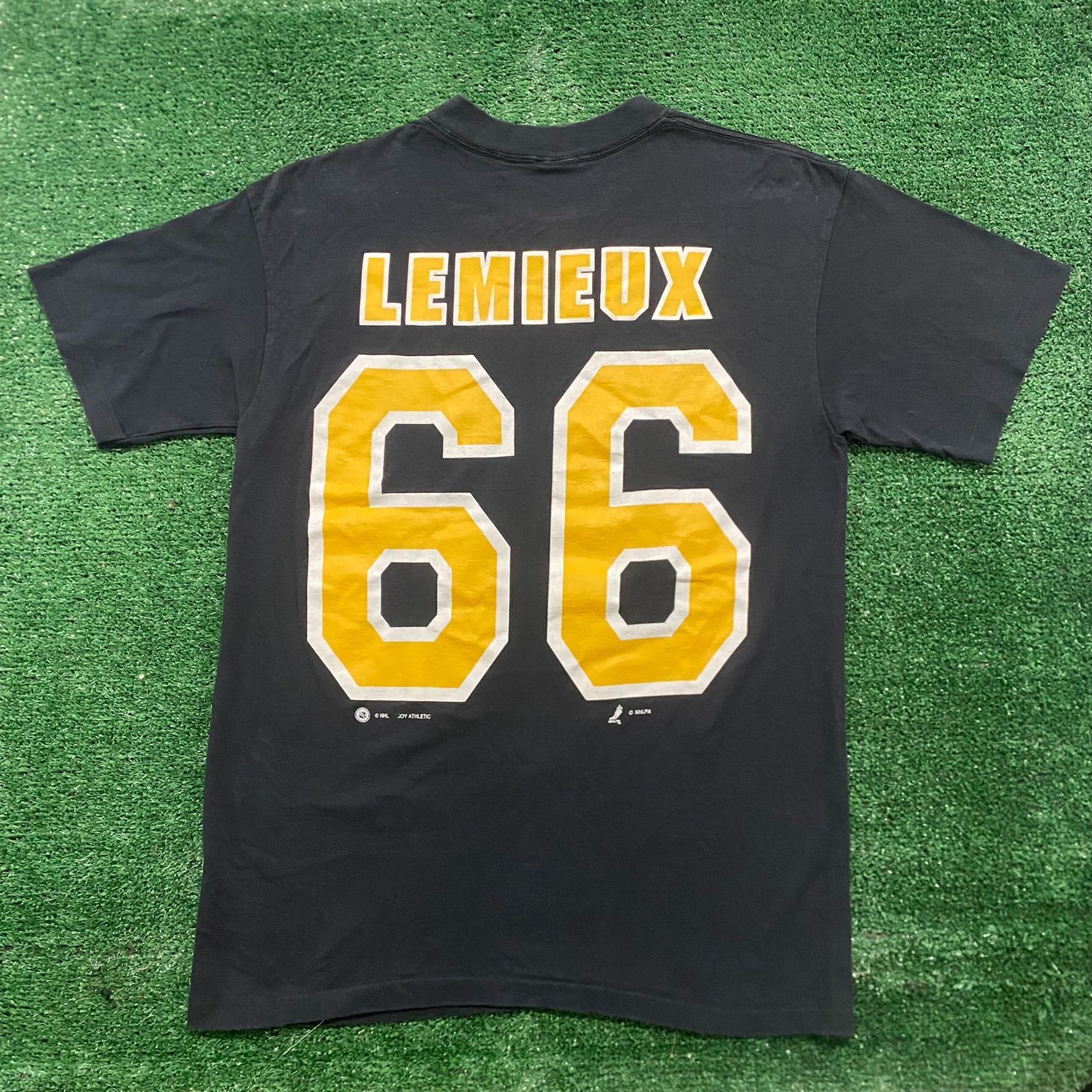 NHL Vintage 90s Pittsburgh Penguins NHL Hockey Single Stitch Tee Size US M / EU 48-50 / 2 - 6 Thumbnail