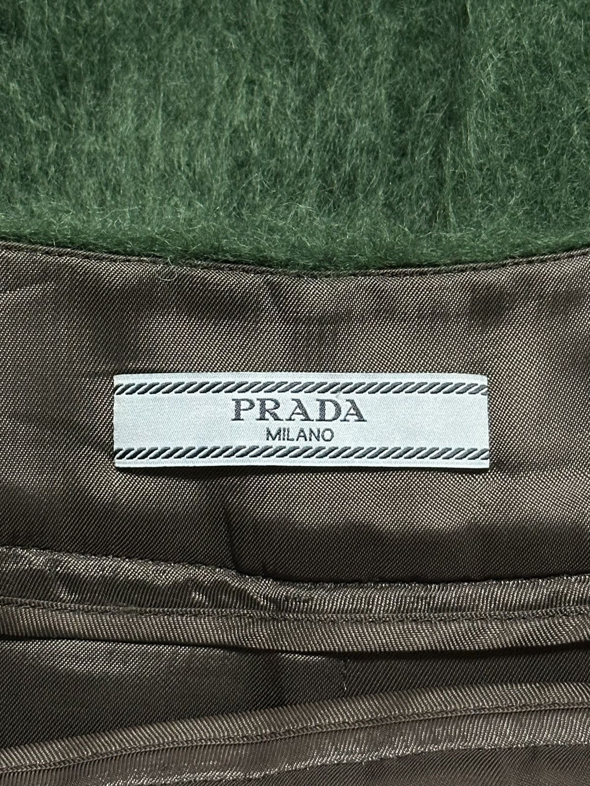 Prada PRADA Fall Winter 2017 Alpaca Hair Fluted Midi Skirt Size 26" / US 2 / IT 38 - 6 Thumbnail