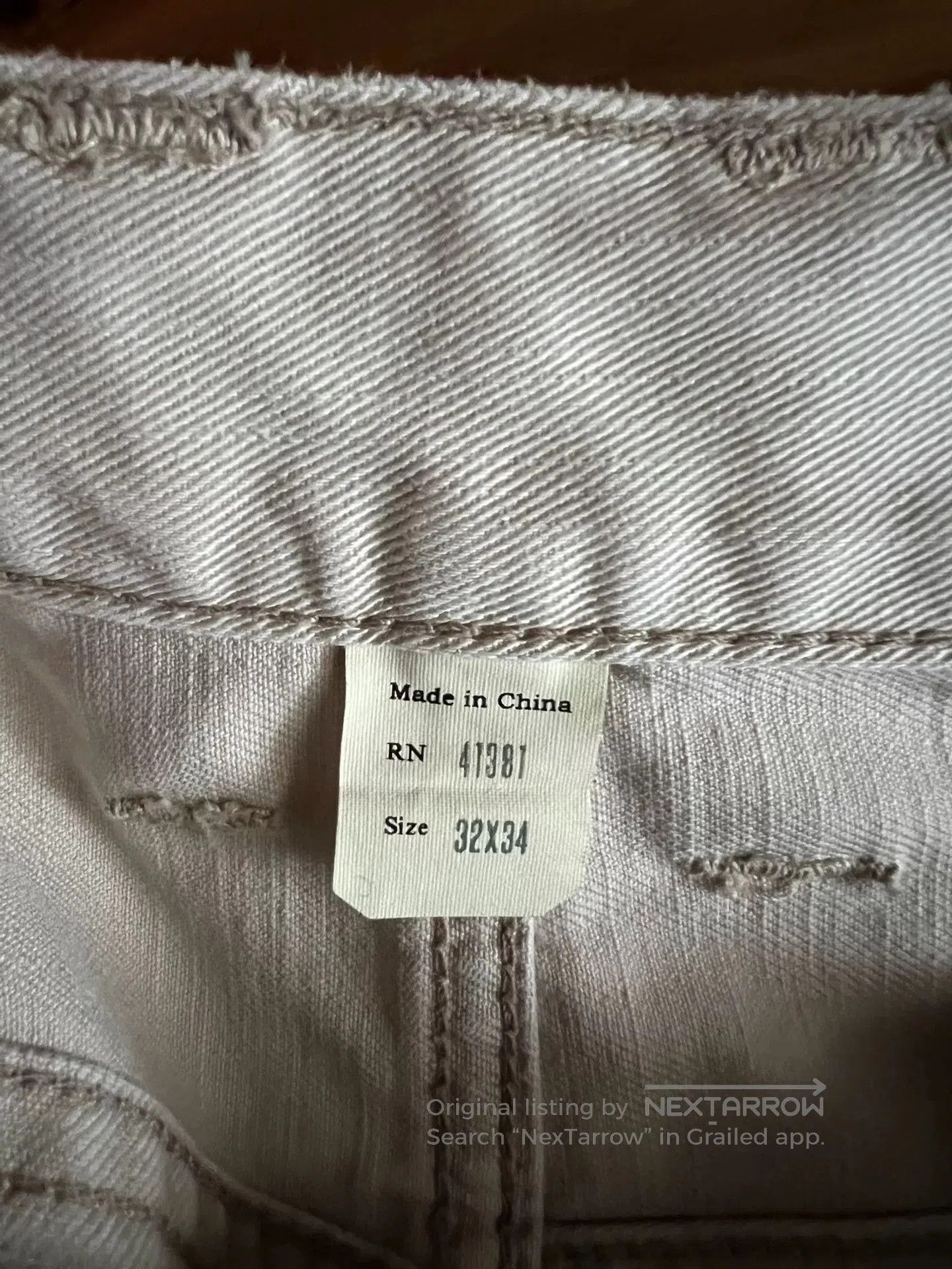 Other RRL Double RL Gray White Denim Pants. Size US 32 / EU 48 - 6 Thumbnail