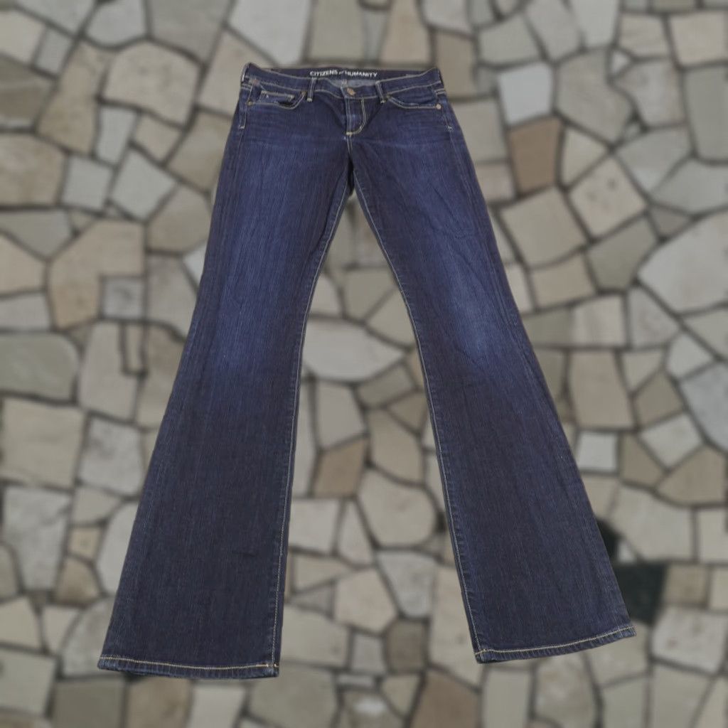 Citizens Of Humanity Citizens of Humanity Jeans Womens 28 Kelly Low Rise Bootcut Flare Denim Pants Dark Blue 2010s Modern Slim Fit Size 28" / US 6 / IT 42 - 1 Thumbnail