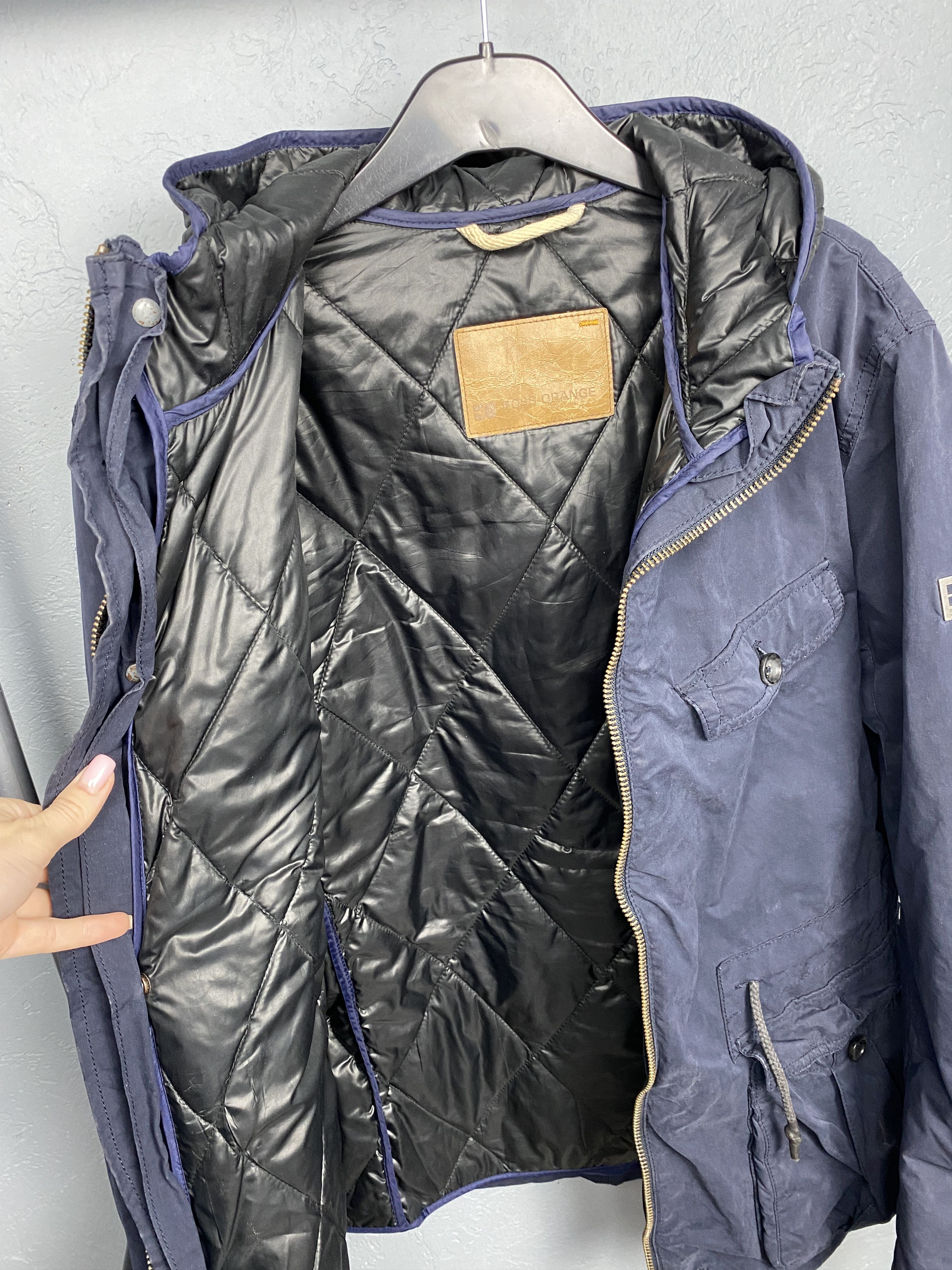 Hugo Boss × Vintage Hugo Boss Orange Vintage Mens 3 in 1 Jacket with lining Size US L / EU 52-54 / 3 - 9 Thumbnail