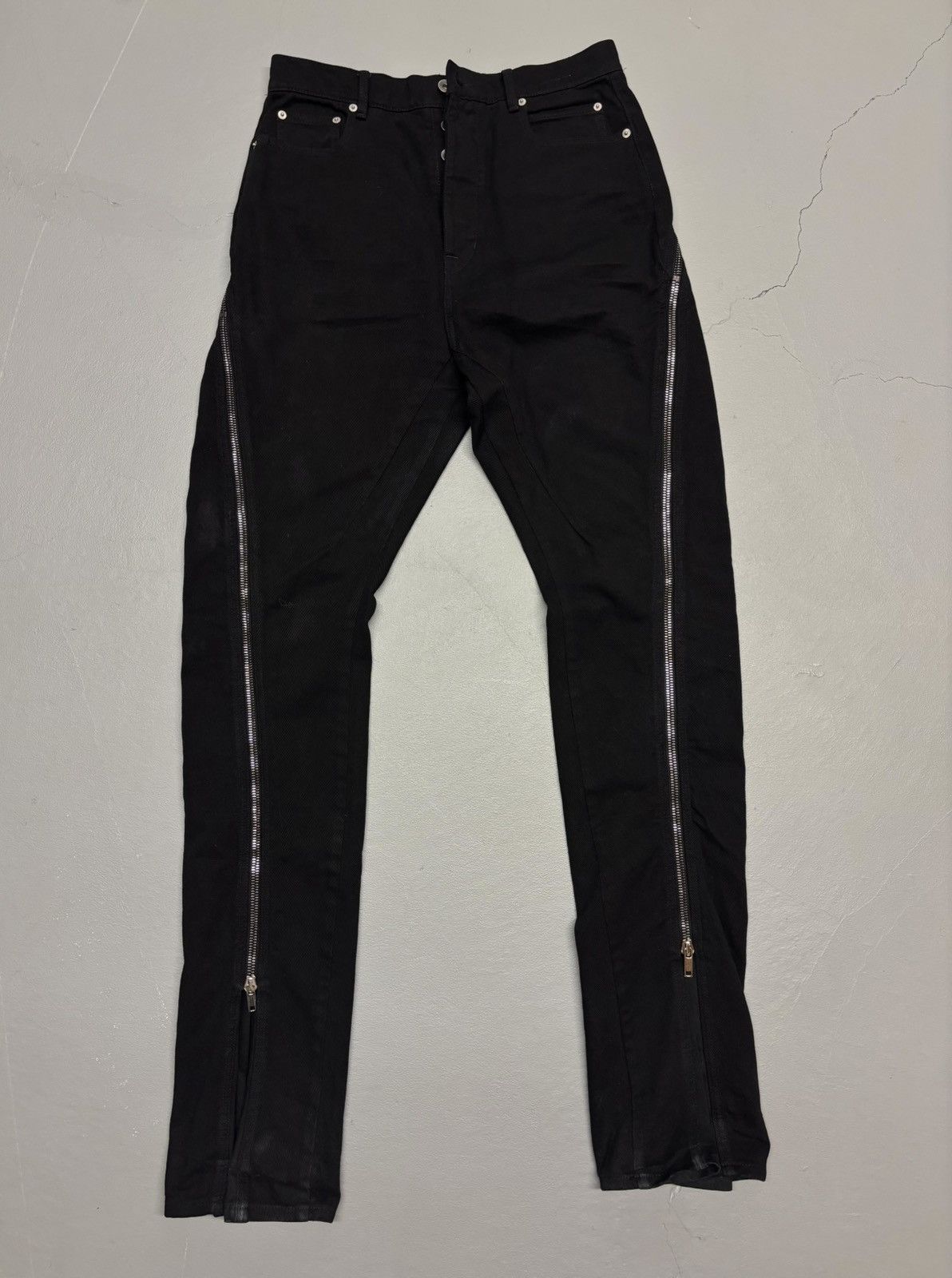 Rick Owens Drkshdw Bolan Banana Denim Black | Grailed