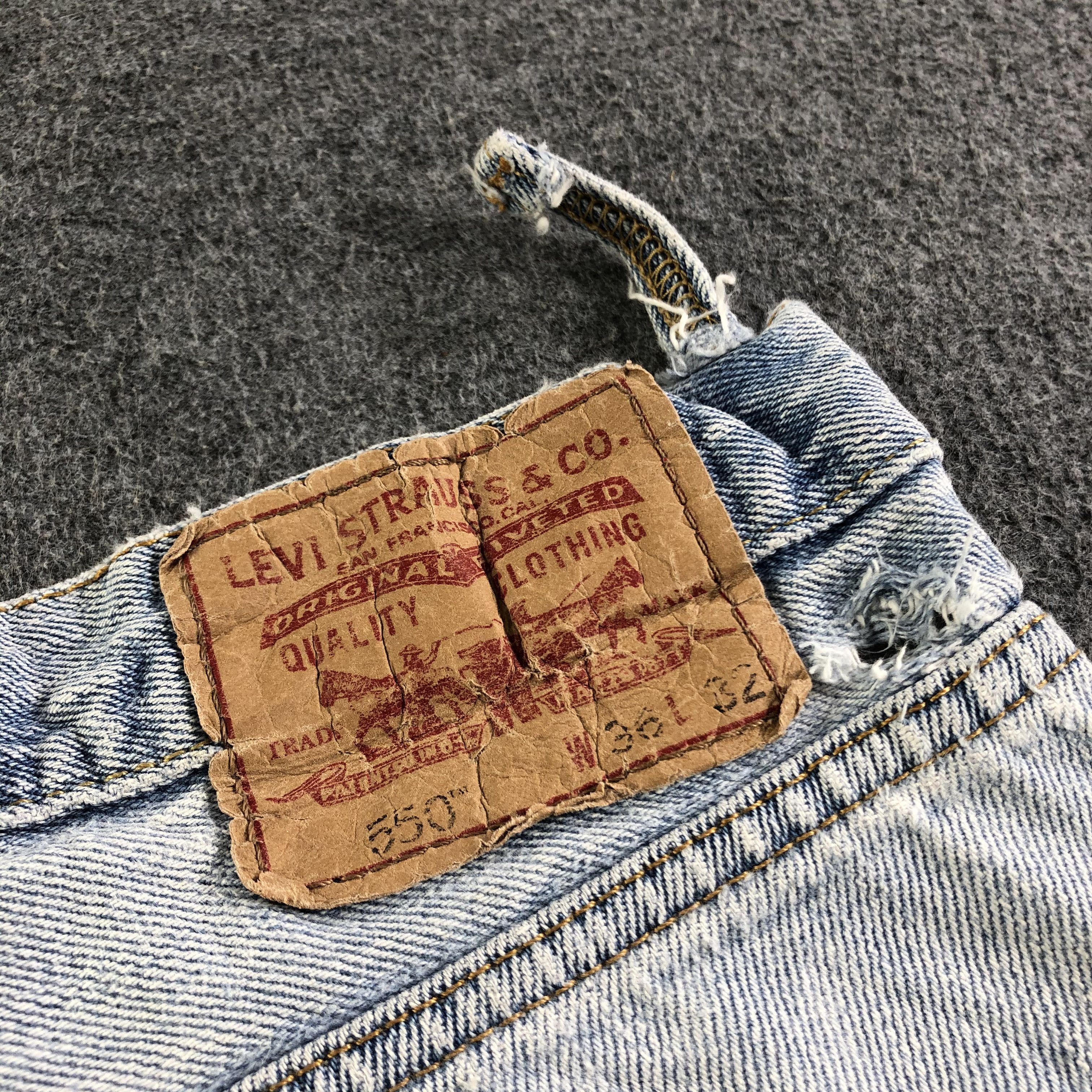 Levi's Vintage Light Wash Levis 550 Jeans-J3153 Size US 38 / EU 54 - 5 Thumbnail