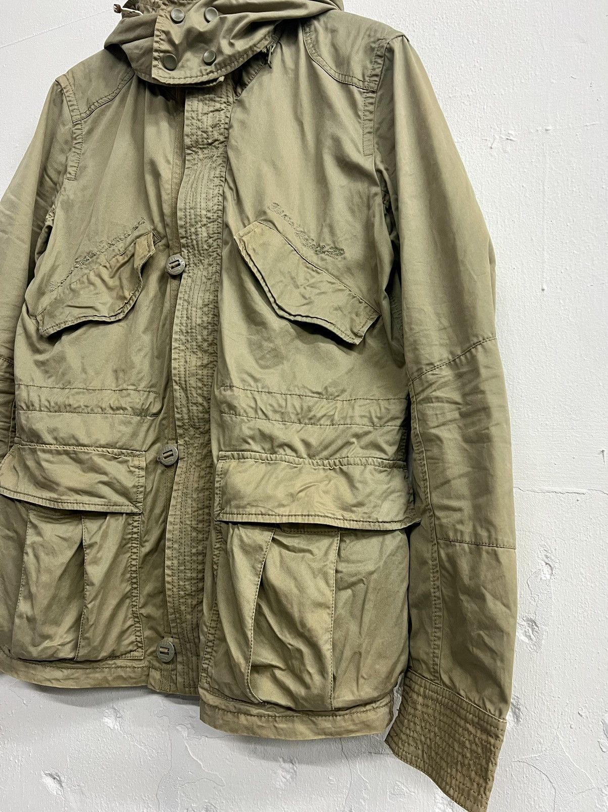 Diesel Vintage Diesel Project78 Military Hoodie Jacket Size US L / EU 52-54 / 3 - 4 Thumbnail