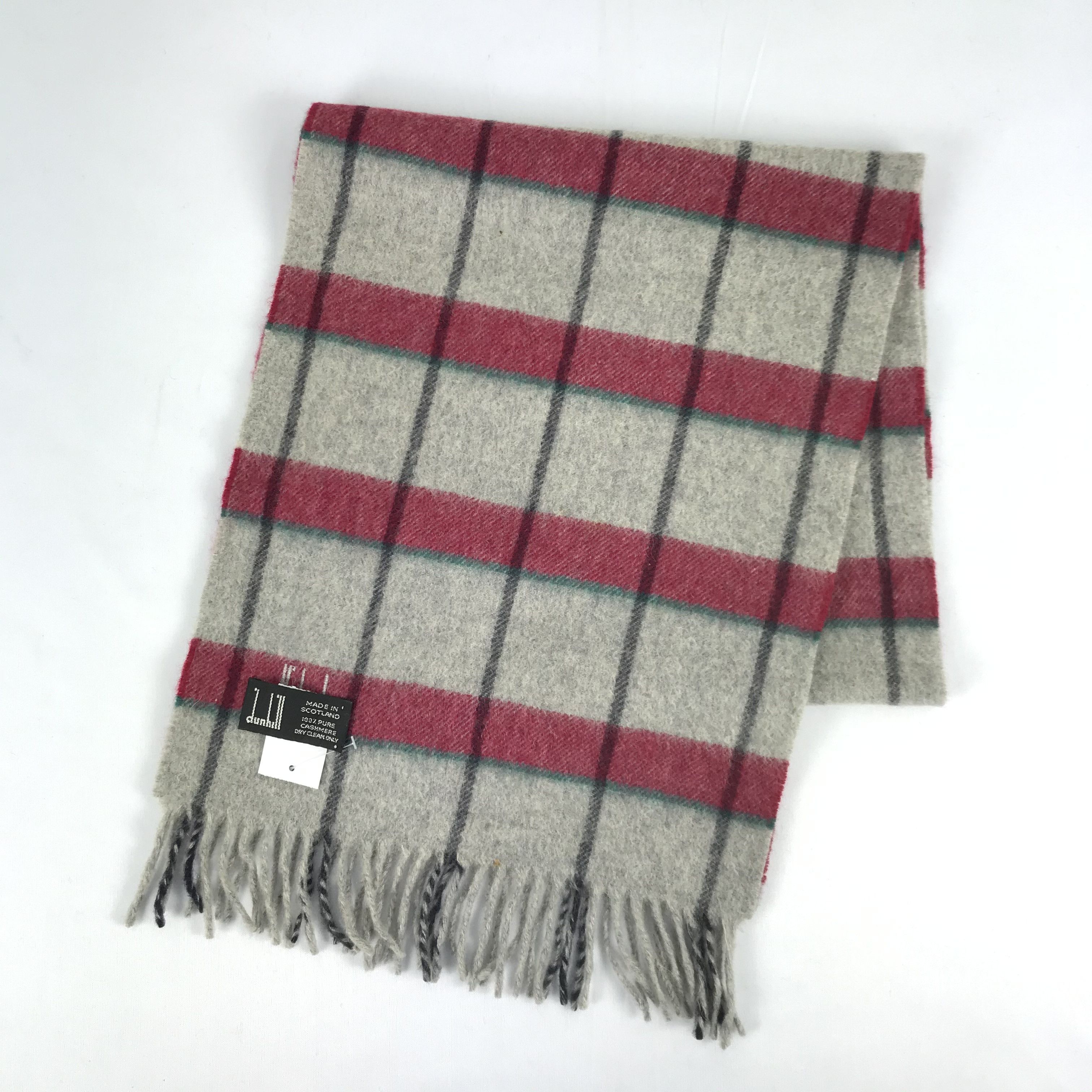 Alfred Dunhill Vintage Alfred Dunhill Scarf Winter Wool Cashmere Scarves Size ONE SIZE - 2 Thumbnail