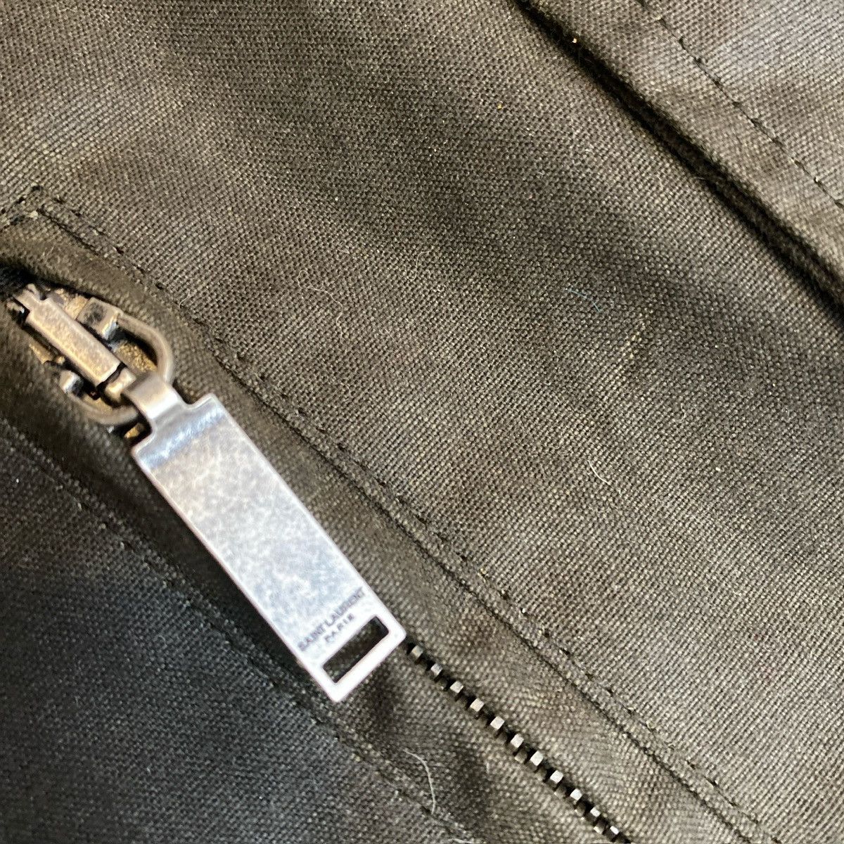 Saint Laurent Paris Saint Laurent FW 2017 Waxed Utility Jacket Size XS / US 0-2 / IT 36-38 - 5 Thumbnail