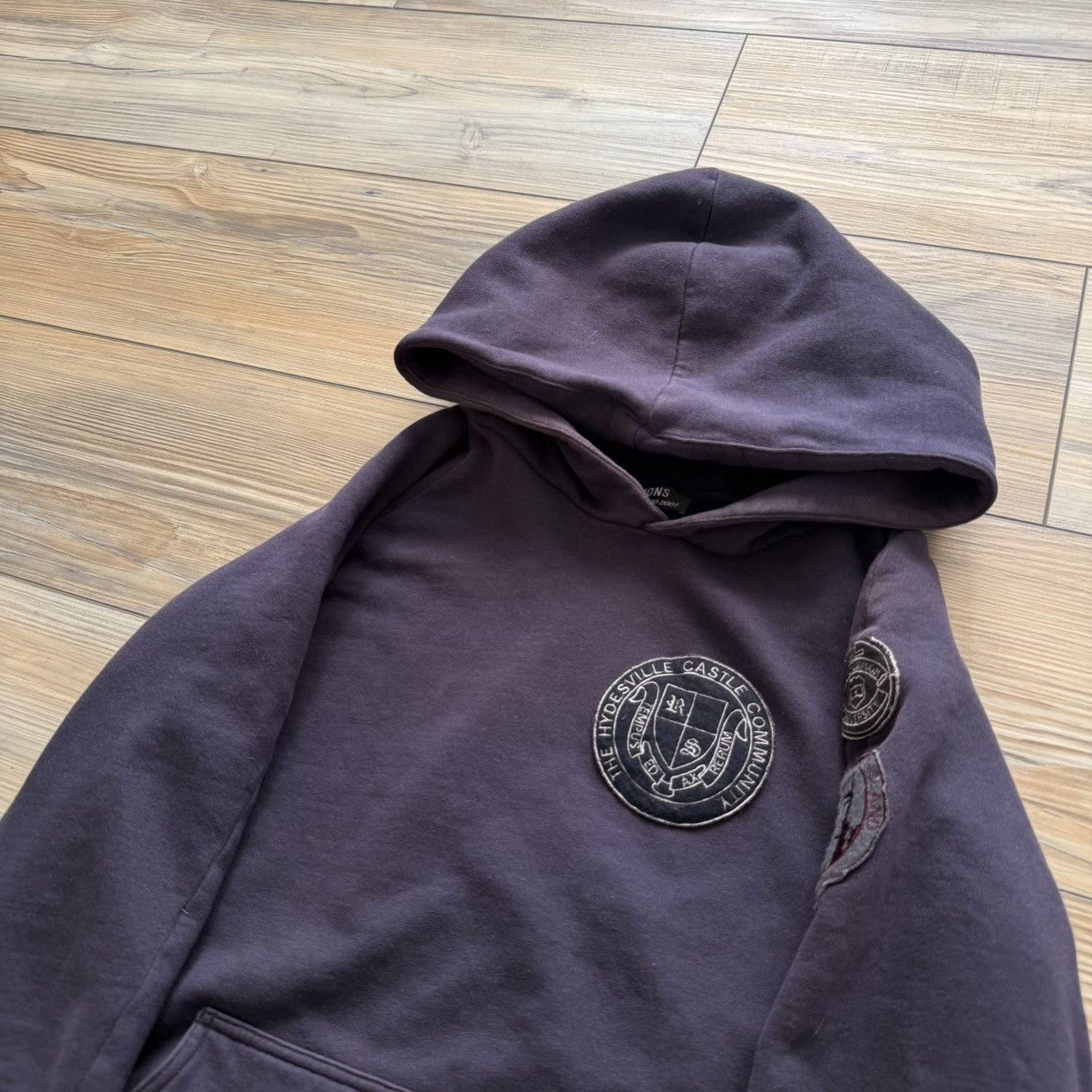 Raf Simons raf simons AW2000 ‘confusion’ patch hoodie Size US S / EU 44-46 / 1 - 2 Thumbnail