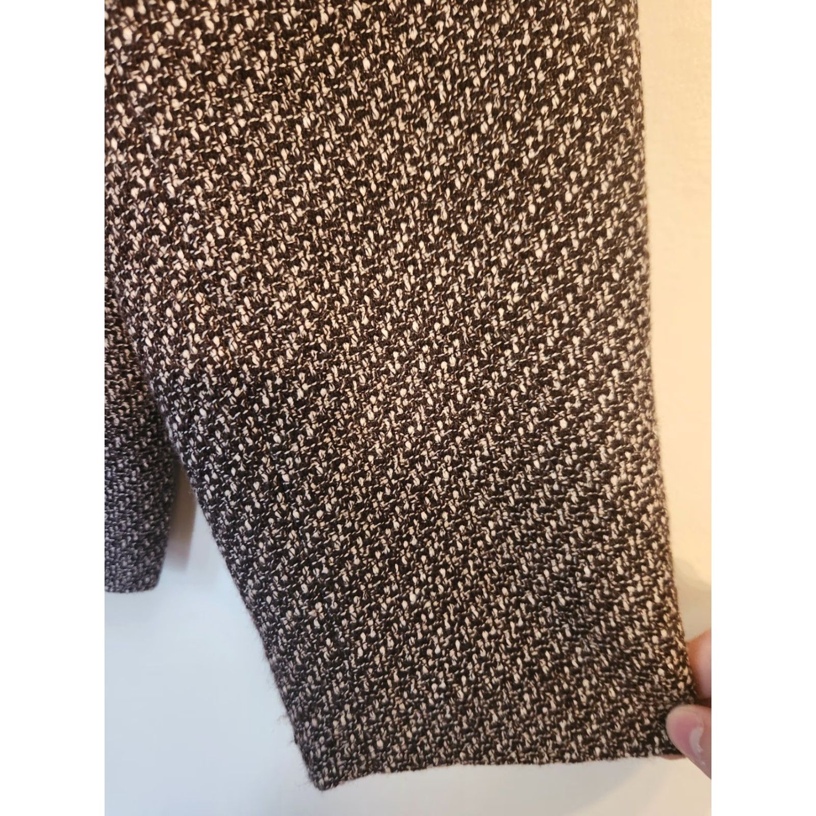 Vintage VINTAGE JG Hook Blazer Jacket Collarless Tweed V-Neck 30W Plus Women Size 4XL / US 24-26 - 5 Thumbnail