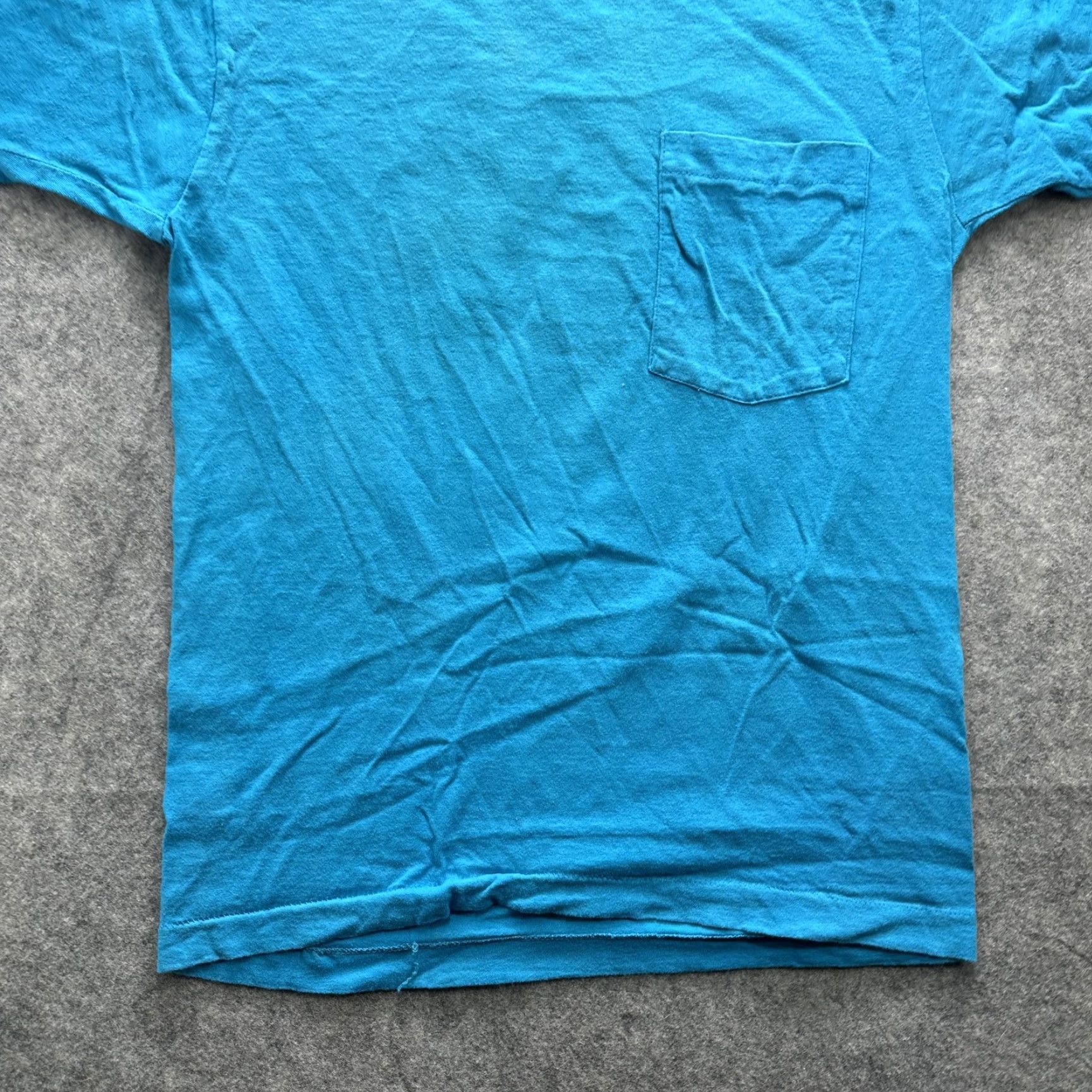 Vintage VINTAGE BVD Shirt Mens Medium Blue Pocket Tee Made In USA 100% Cotton 90s Size US M / EU 48-50 / 2 - 4 Thumbnail