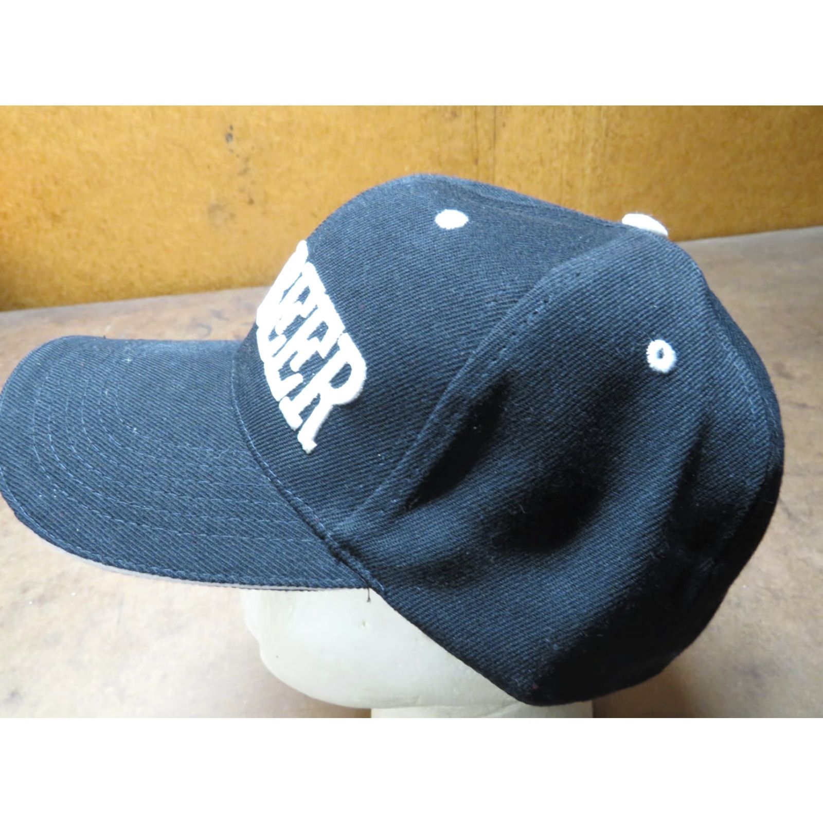 Vintage VINTAGE HaT Trucker Hat Beer Theme Adjustable 20% Wool Cap Black/White Strapback Men Mens Size ONE SIZE - 2 Thumbnail