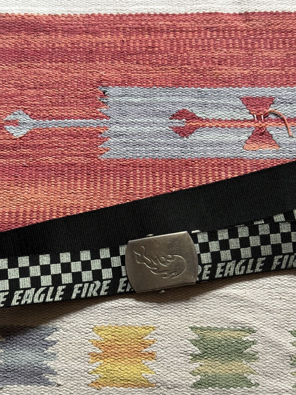 Vintage Vintage 00’s Eagle Fire y2k Racing Belt Size ONE SIZE - 2 Thumbnail