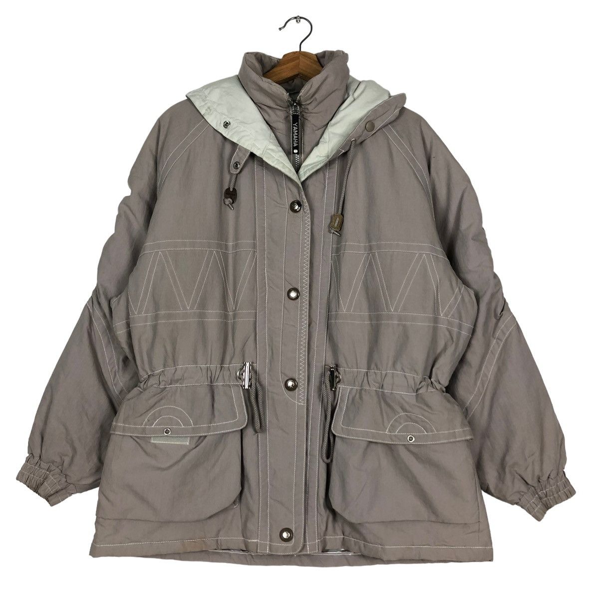 Japanese Brand 🔥VINTAGE WINTER SKI JACKET YAMAHA BONDAGE PARACHUTE DESIGN Size L / US 10 / IT 46 - 1 Thumbnail