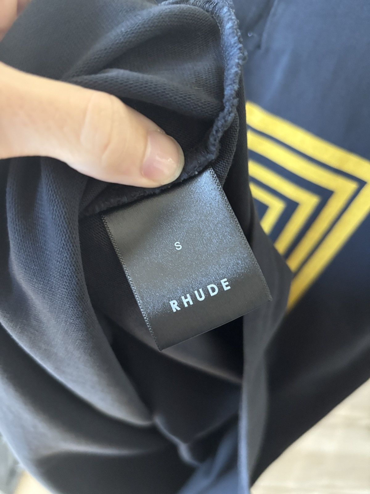 Rhude RHUDE | CHEVRON REPEAT LOGO GRAPHIC TEE Size US S / EU 44-46 / 1 - 6 Thumbnail
