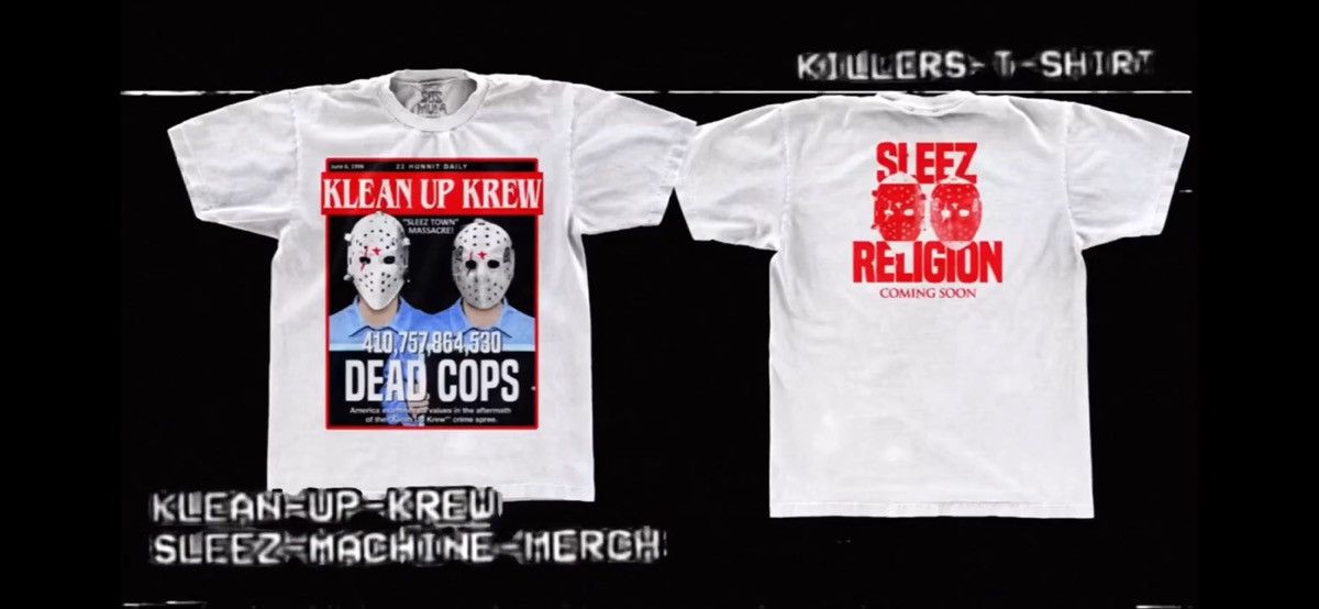 Band Tees (NEW) SOSMULA MASSACRE TEE KLEAN UP KREW MERCH Size US XL / EU 56 / 4 - 5 Thumbnail