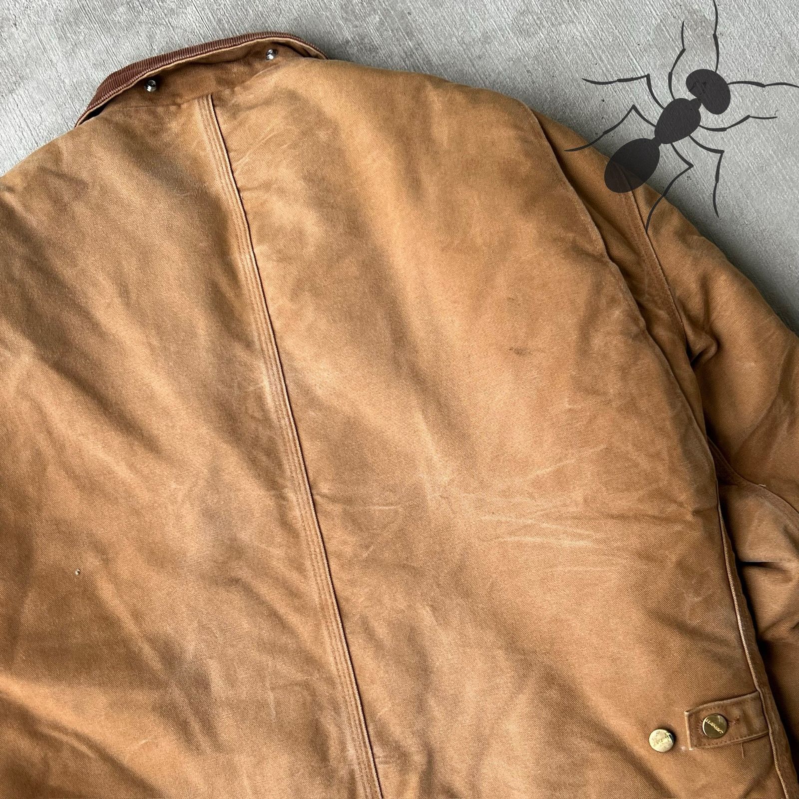 Carhartt × Vintage Carhartt J02 BRN brown work wear jacket Size US L / EU 52-54 / 3 - 5 Thumbnail