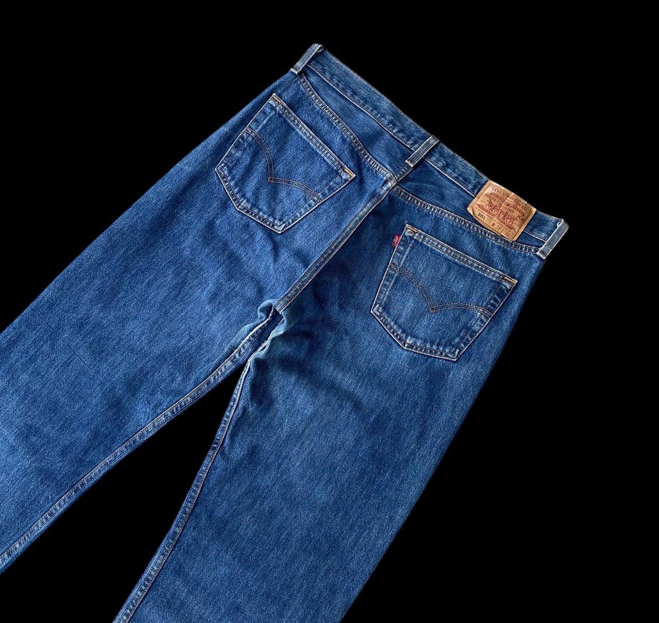 Levi's Vintage Clothing W34X31 VTG LEVIS 501 1999 DISTRESSED DENIM Size US 34 / EU 50 - 6 Thumbnail