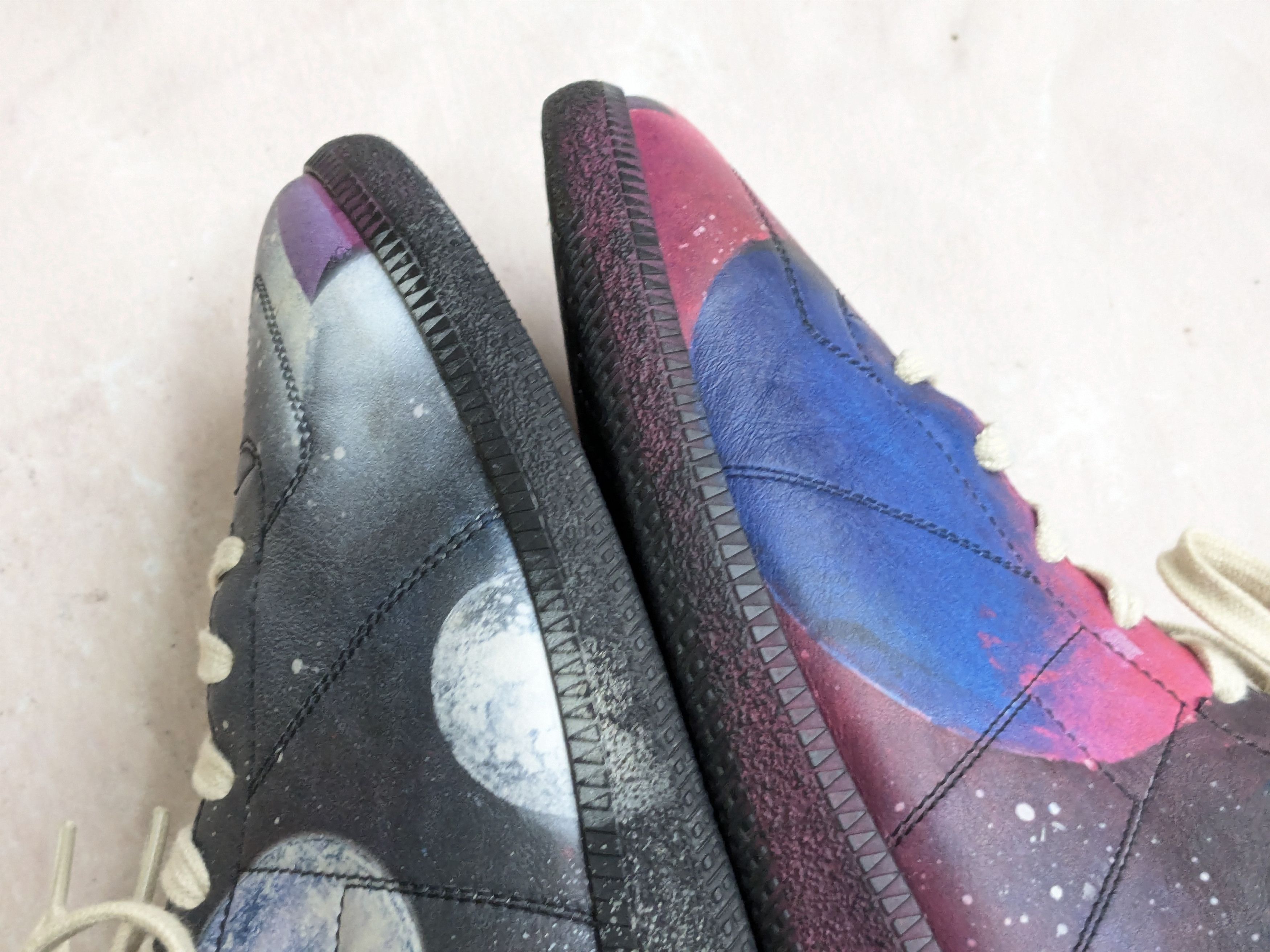 Maison Margiela Maison Margiela Replica GAT Galaxy 12 45 Low Tops Size US 12 / EU 45 - 8 Thumbnail