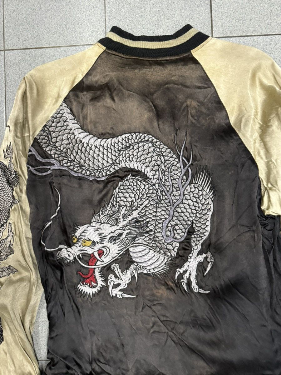 Japanese Brand VTG Ripped SUKAJAN Dragon Jacket Size US L / EU 52-54 / 3 - 13 Thumbnail