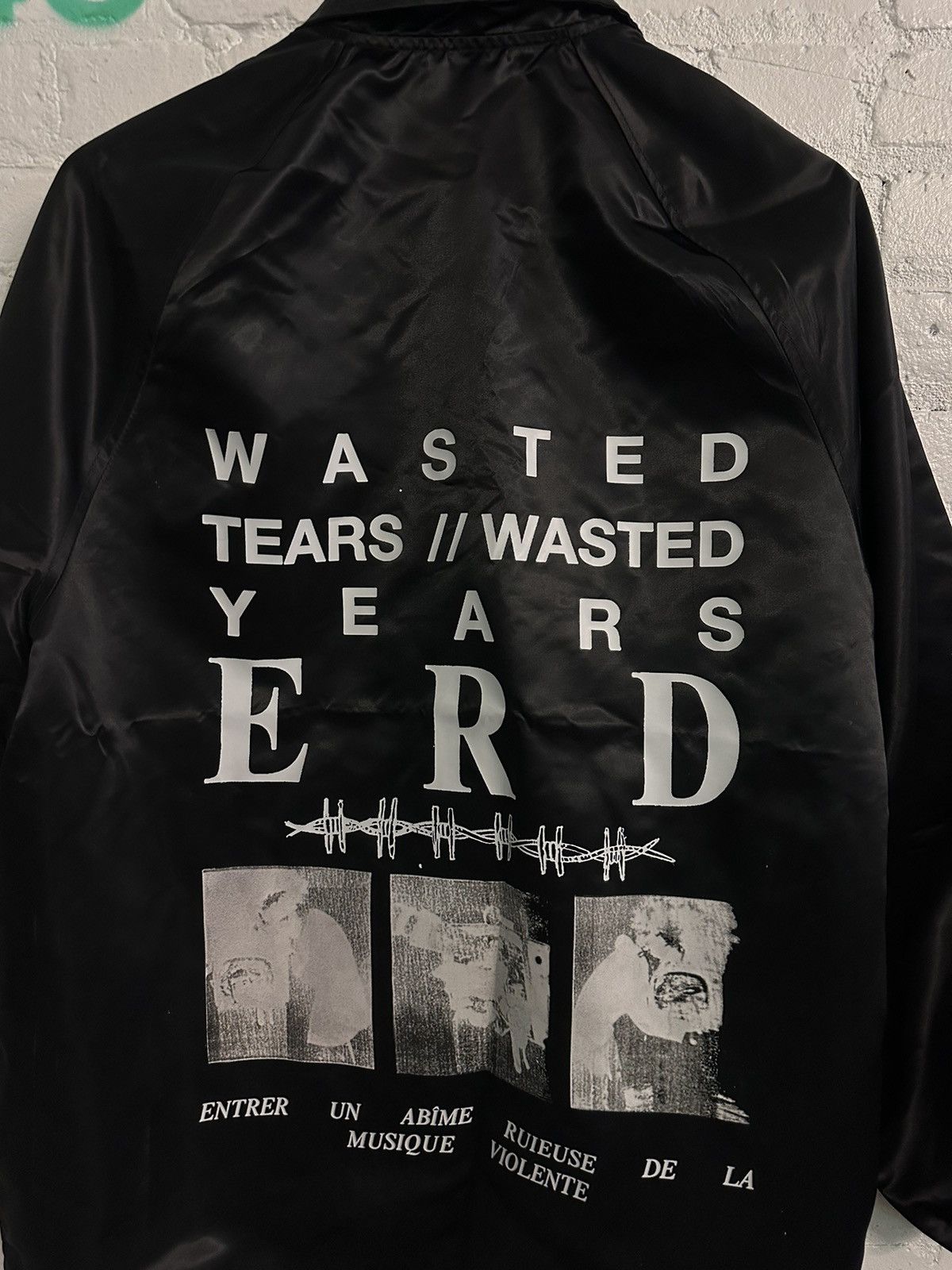 Enfants Riches Deprimes ERD 2020 Campaign LIMITED EDITION 1/10 Wasted Tears Jacket Size US L / EU 52-54 / 3 - 12 Thumbnail
