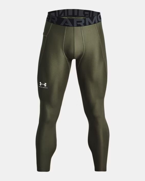 Under Armour Under Armour Heatgear Armour Leggings OD Green Size US 34 / EU 50 - 1 Thumbnail