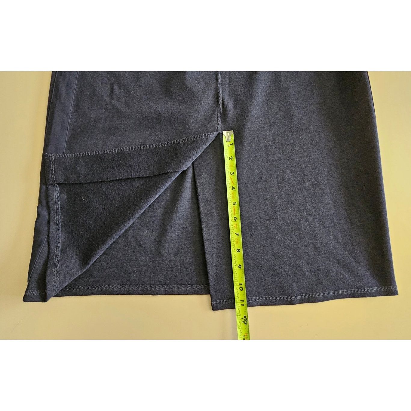 Reiss Reiss Women's Navy Wool-Blend Ruched Jersey Nora Midi Skirt Size 27" / US 4 / IT 40 - 11 Thumbnail