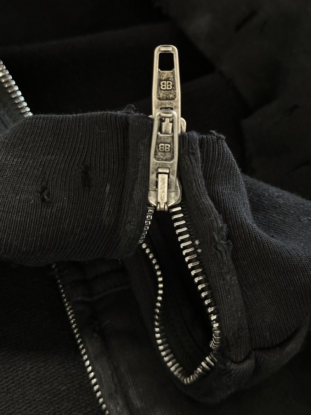Balenciaga Balenciaga 24’ heavy metal SanScript zip up Size US XS / EU 42 / 0 - 10 Thumbnail