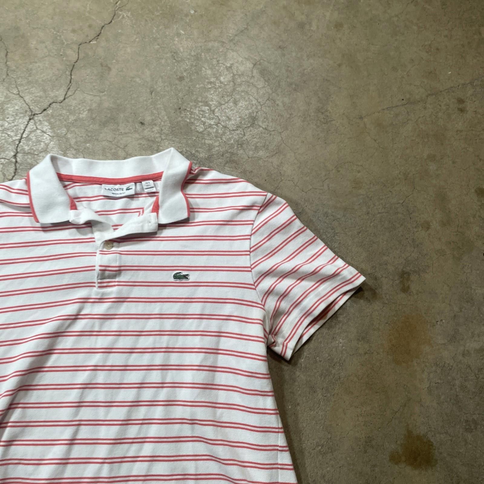 Lacoste Lacoste Polo Shirt Mens S Striped Tennis Sports Golf Rugby Size US XL / EU 56 / 4 - 4 Thumbnail