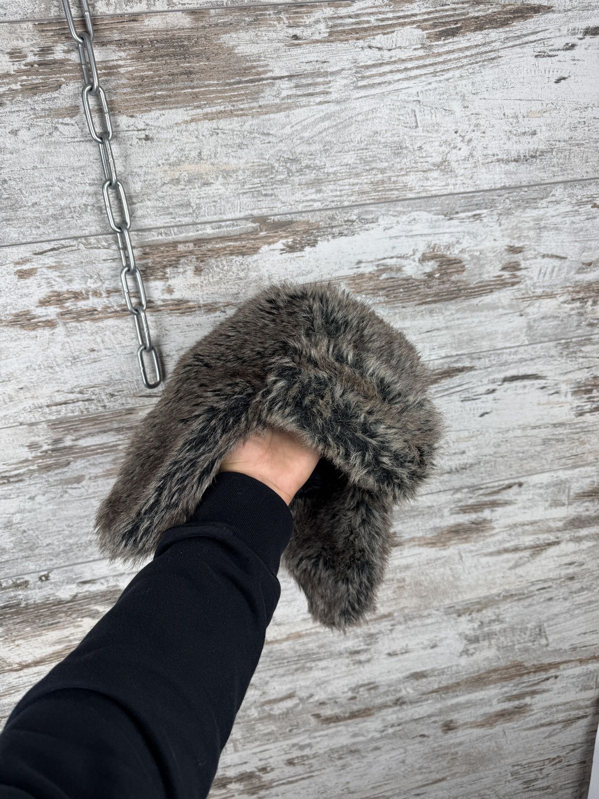 Hysteric Glamour Vintage Y2K Faux Fur Trapper Ushanka Winter Hat Fuzzy hats Size ONE SIZE - 2 Thumbnail