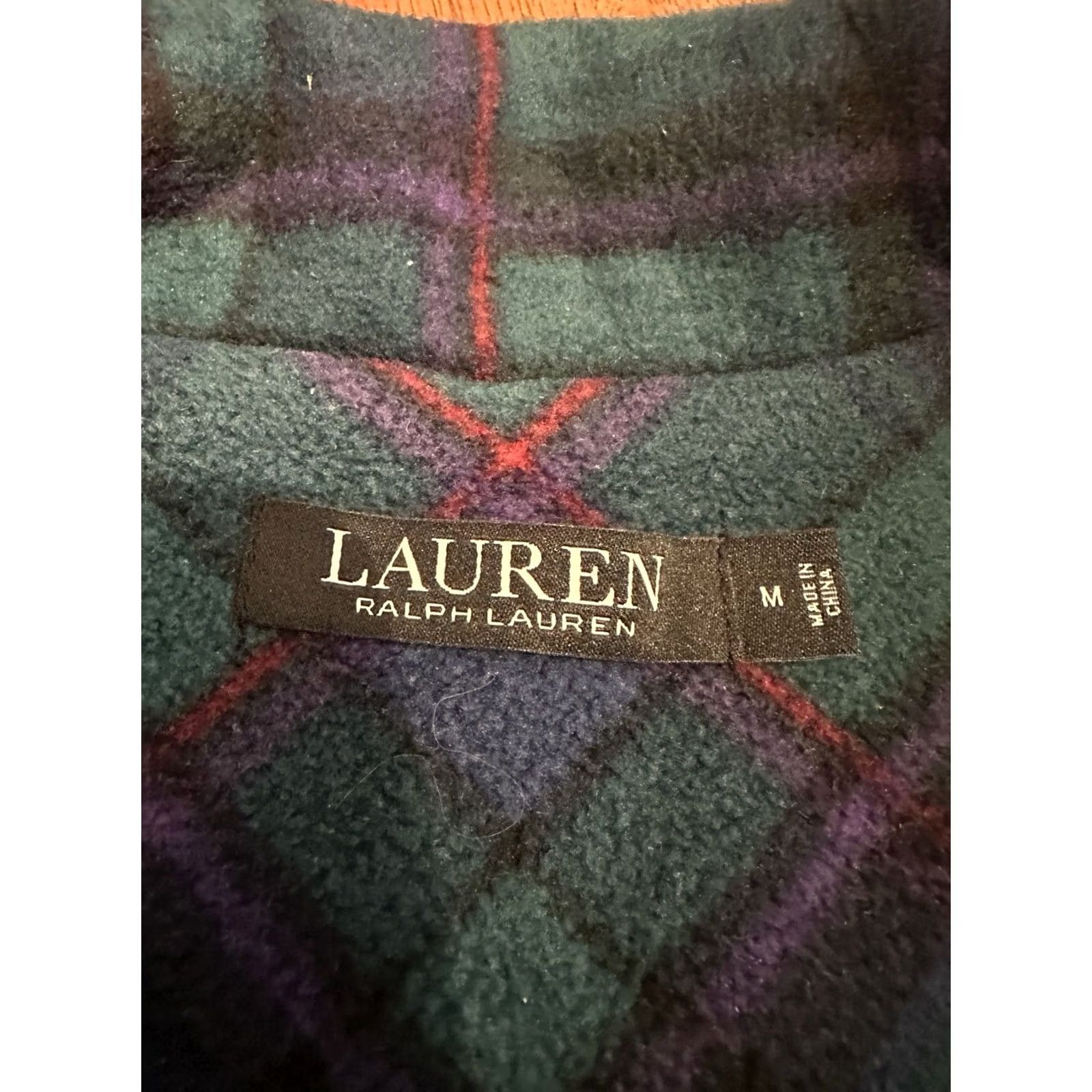 Ralph Lauren Lauren Ralph Lauren Women’s Green Plaid Flannel Sleep Shirt Medium Size M / US 6-8 / IT 42-44 - 5 Thumbnail