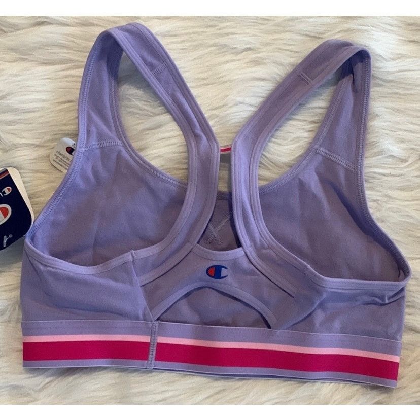 Champion CHAMPION Lavender Logo Sports Bra NWT S Size S / US 4 / IT 40 - 3 Thumbnail