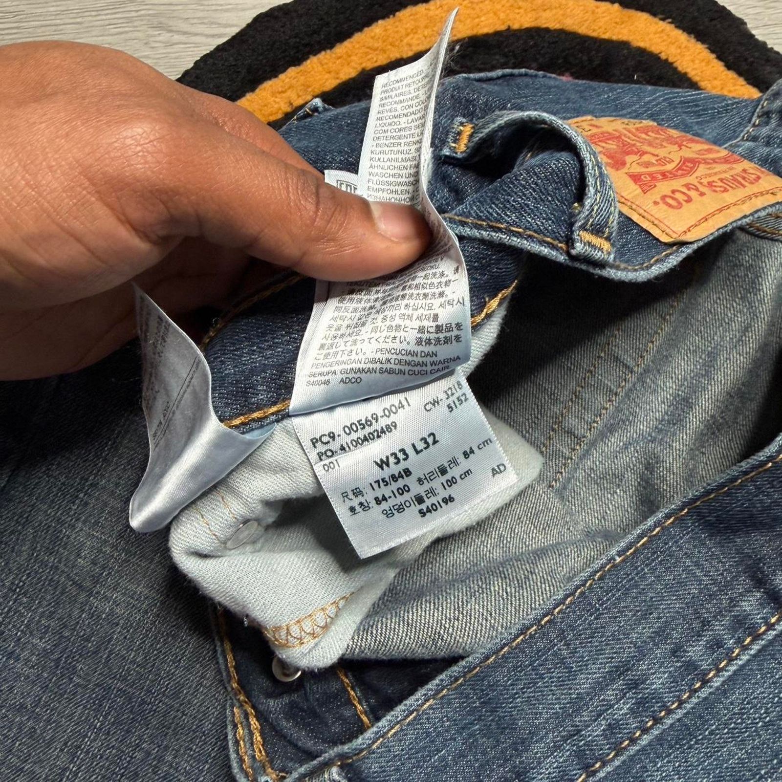 Levi's Levi’s Strauss 569 Loose Straight Denim Jeans Size 33x32 Size US 33 - 3 Thumbnail