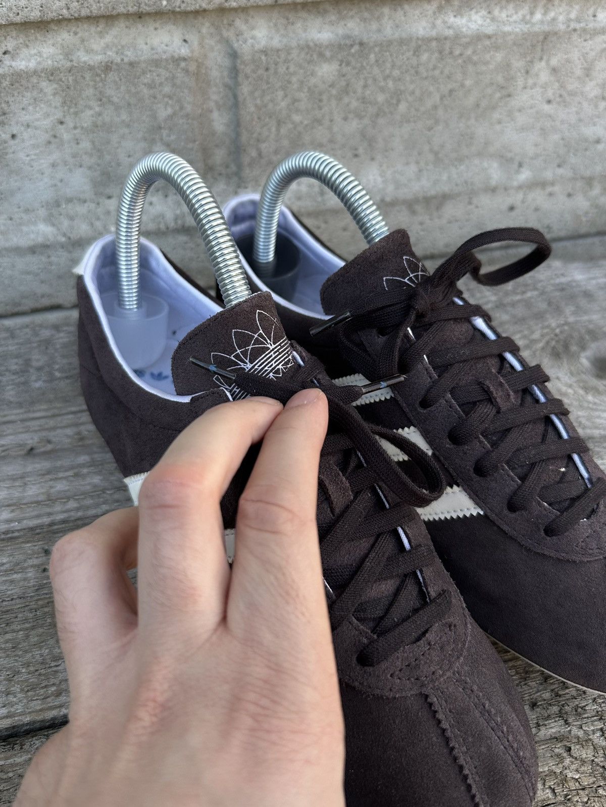 Adidas × Vintage New Brown Suede Rare Sneakers Adidas Originals 00s Sneakers Size 38 Size US 6.5 / IT 36.5 - 7 Thumbnail