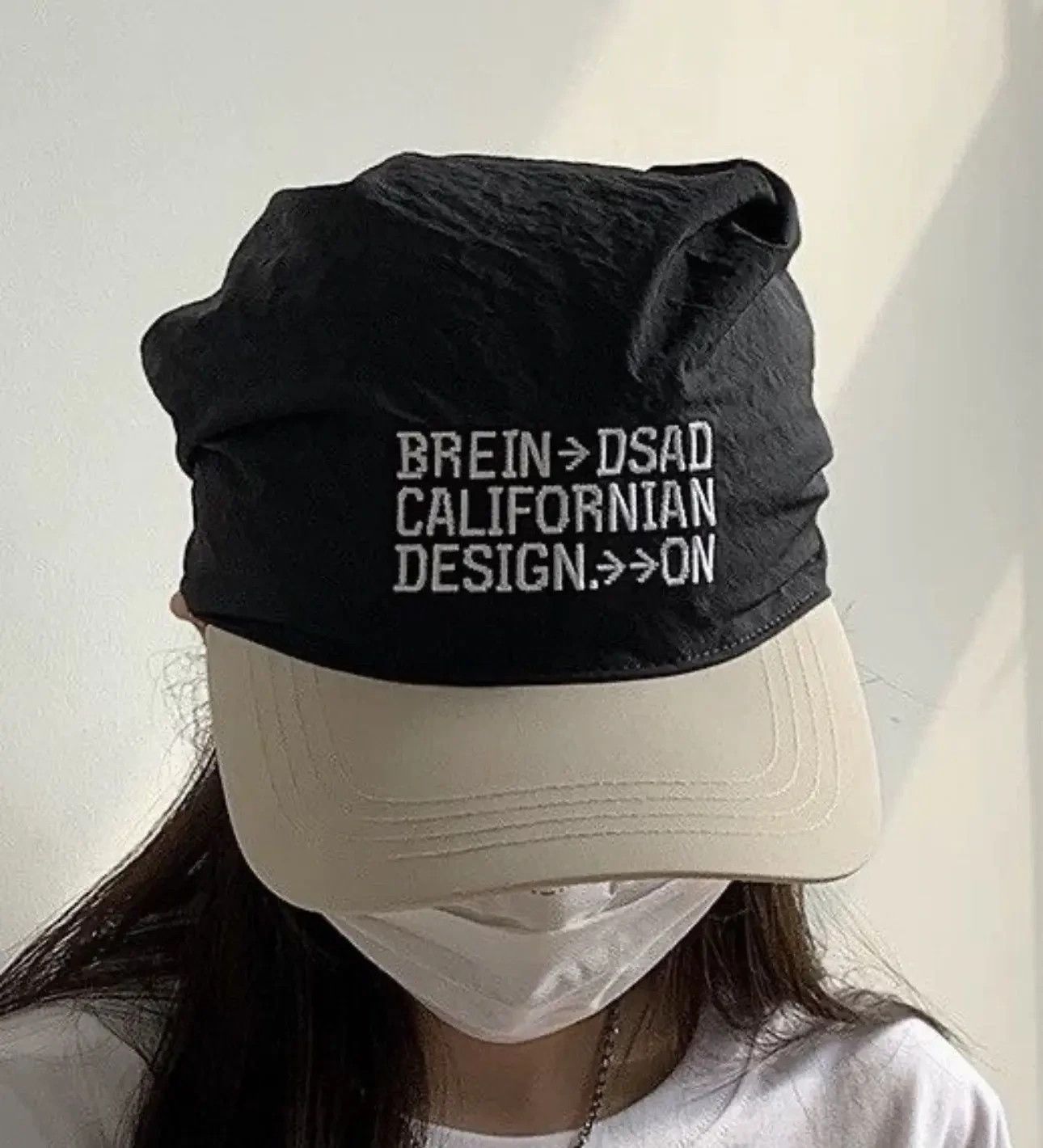 Japanese Brand Y2K outdoor colorblock multi-style handkerchief cap hat Size ONE SIZE - 3 Thumbnail