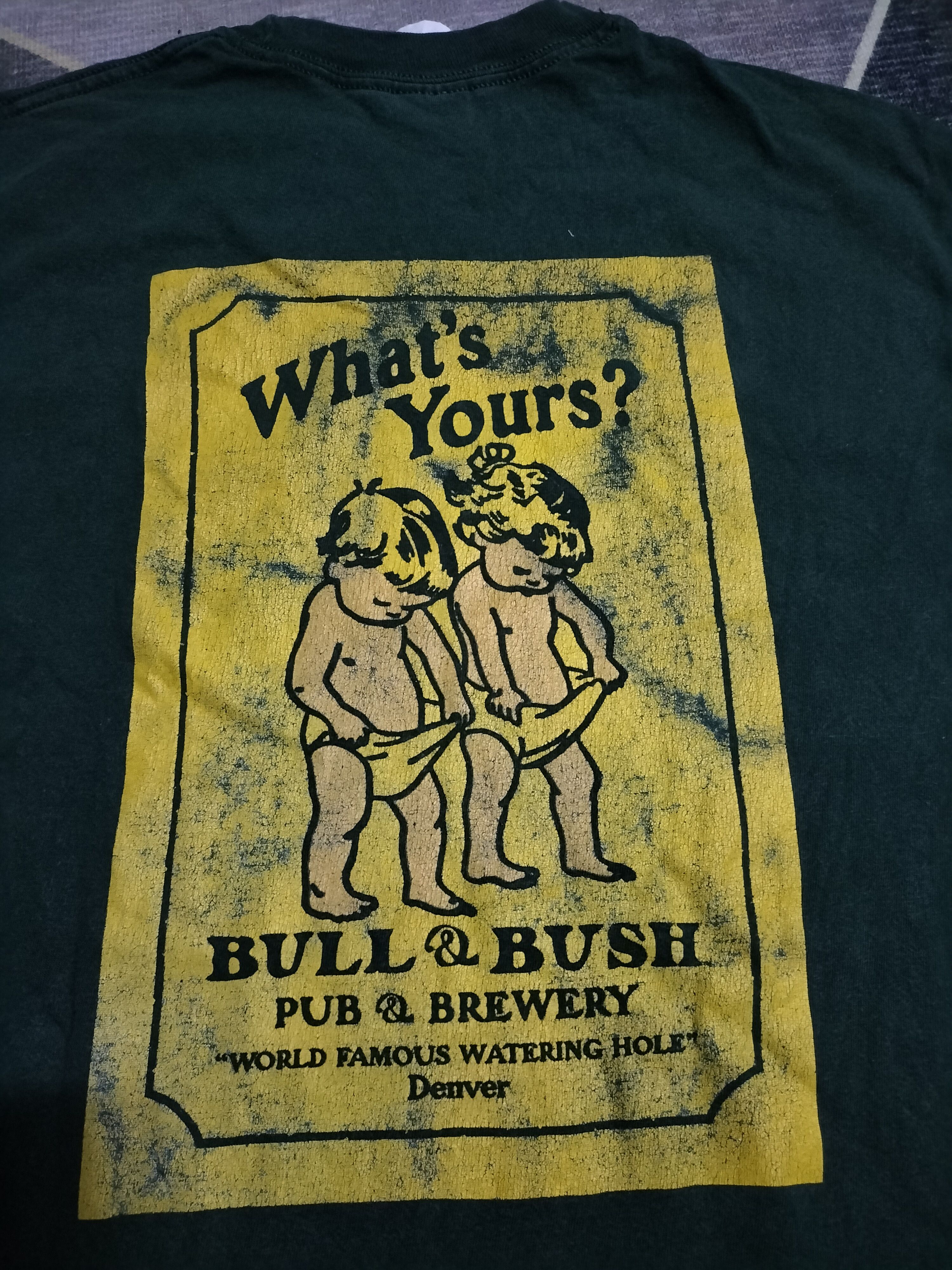 Hanes × Vintage Vintage Bull & Bush Fashion pubs Inspired Size US M / EU 48-50 / 2 - 4 Thumbnail