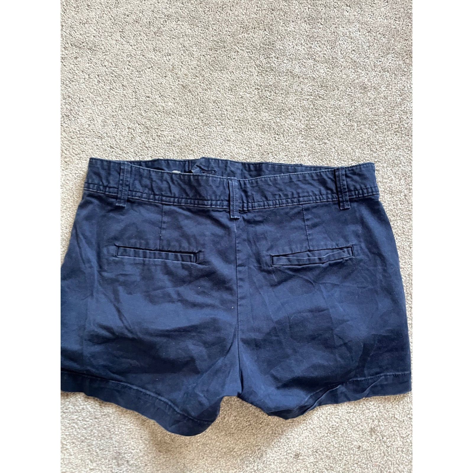 Gap VINTAGE Gap Navy Blue 3” Mid Rise Chino Shorts Women’s Size 04 Size 27" / US 4 / IT 40 - 2 Thumbnail