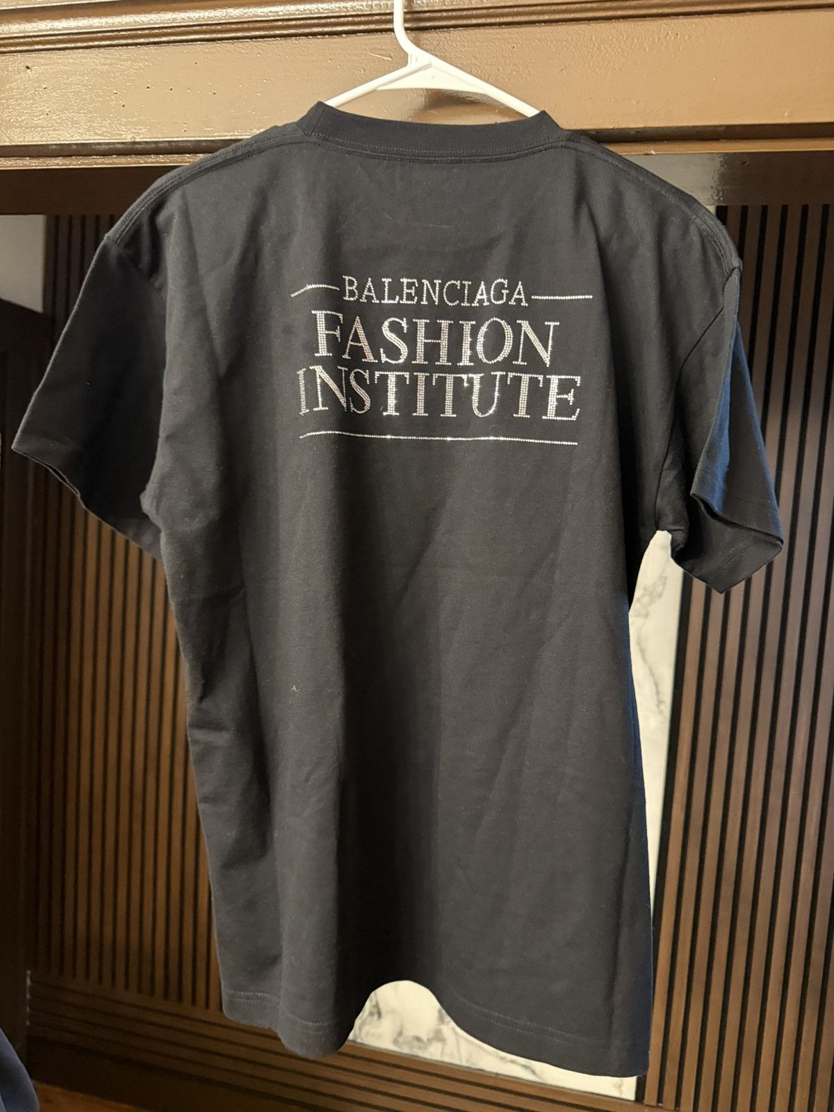 Balenciaga Balenciaga Fashion Institute Rhinestone Size Small Size US S / EU 44-46 / 1 - 5 Thumbnail