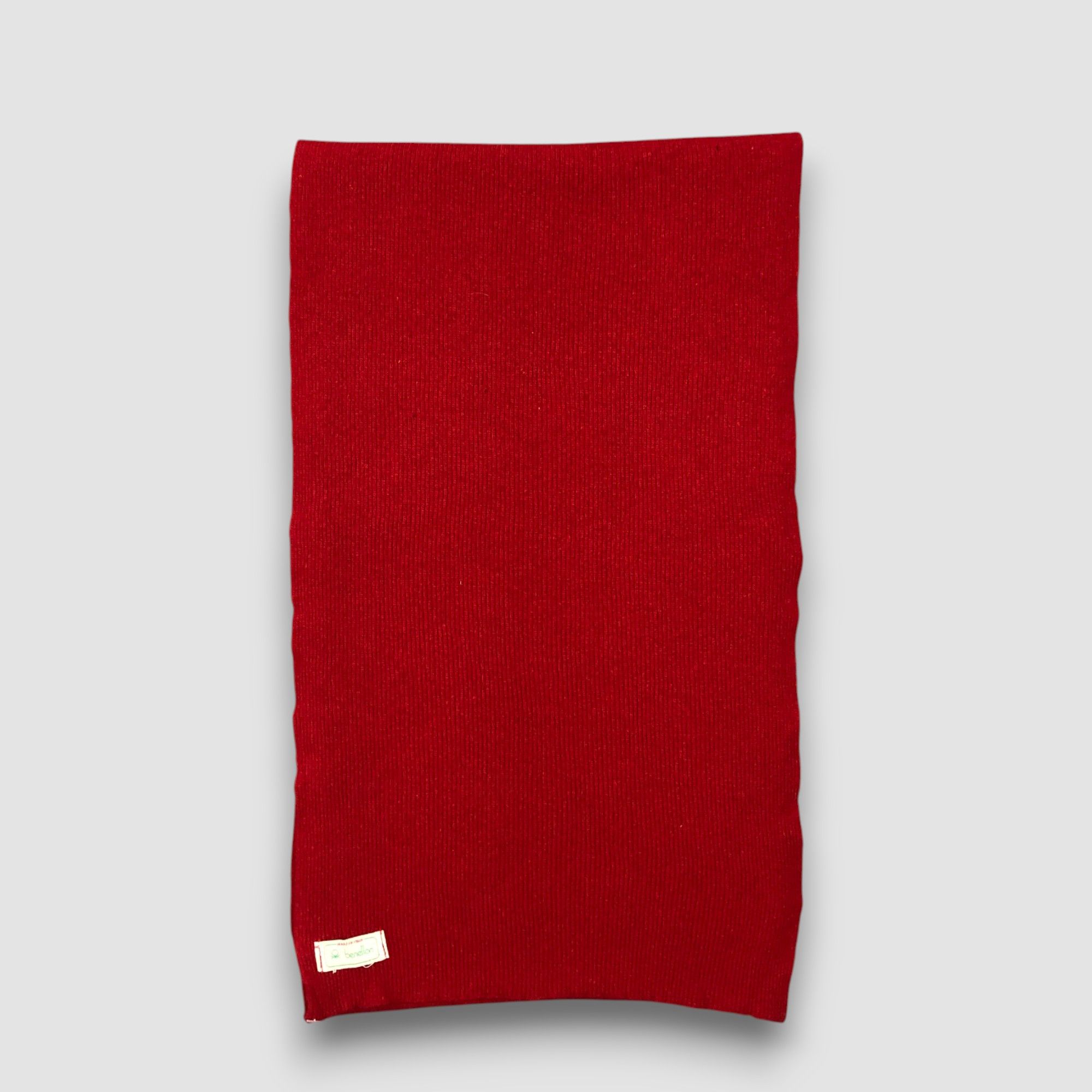 Benetton Vintage Benetton Scarf Muffler Wool Knit Winter Scarves Size ONE SIZE - 3 Thumbnail