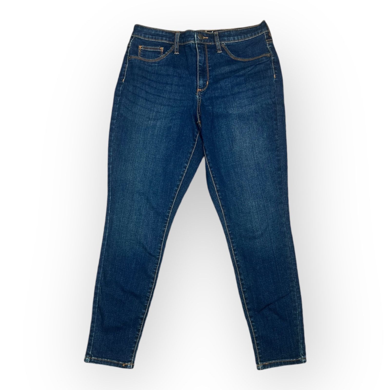 Target Basics Universal Thread High Rise Denim Jegging Jeans Classic Wash Size 34" / US 12 / IT 48 - 2 Thumbnail