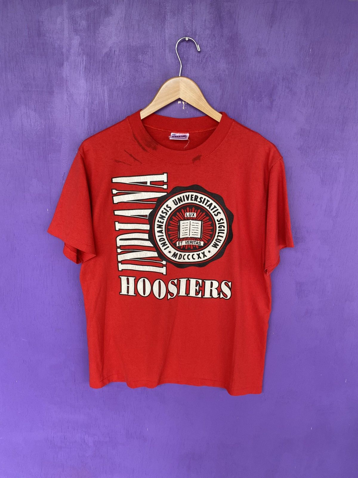 Other Vintage 90s Bike Indiana Hoosiers logo t-shirt Size US L / EU 52-54 / 3 - 1 Thumbnail
