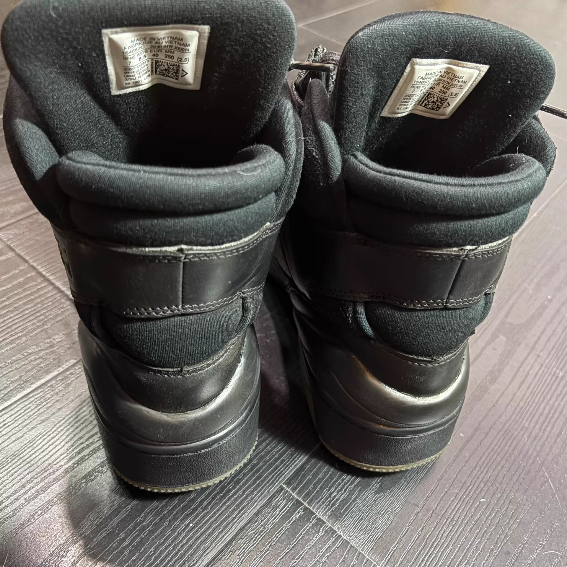 Takahiromiyashita The Soloist. Converse x Thesoloist ERx 260 HI Leather Bball Shoe Black Size US 7 / EU 40 - 4 Thumbnail