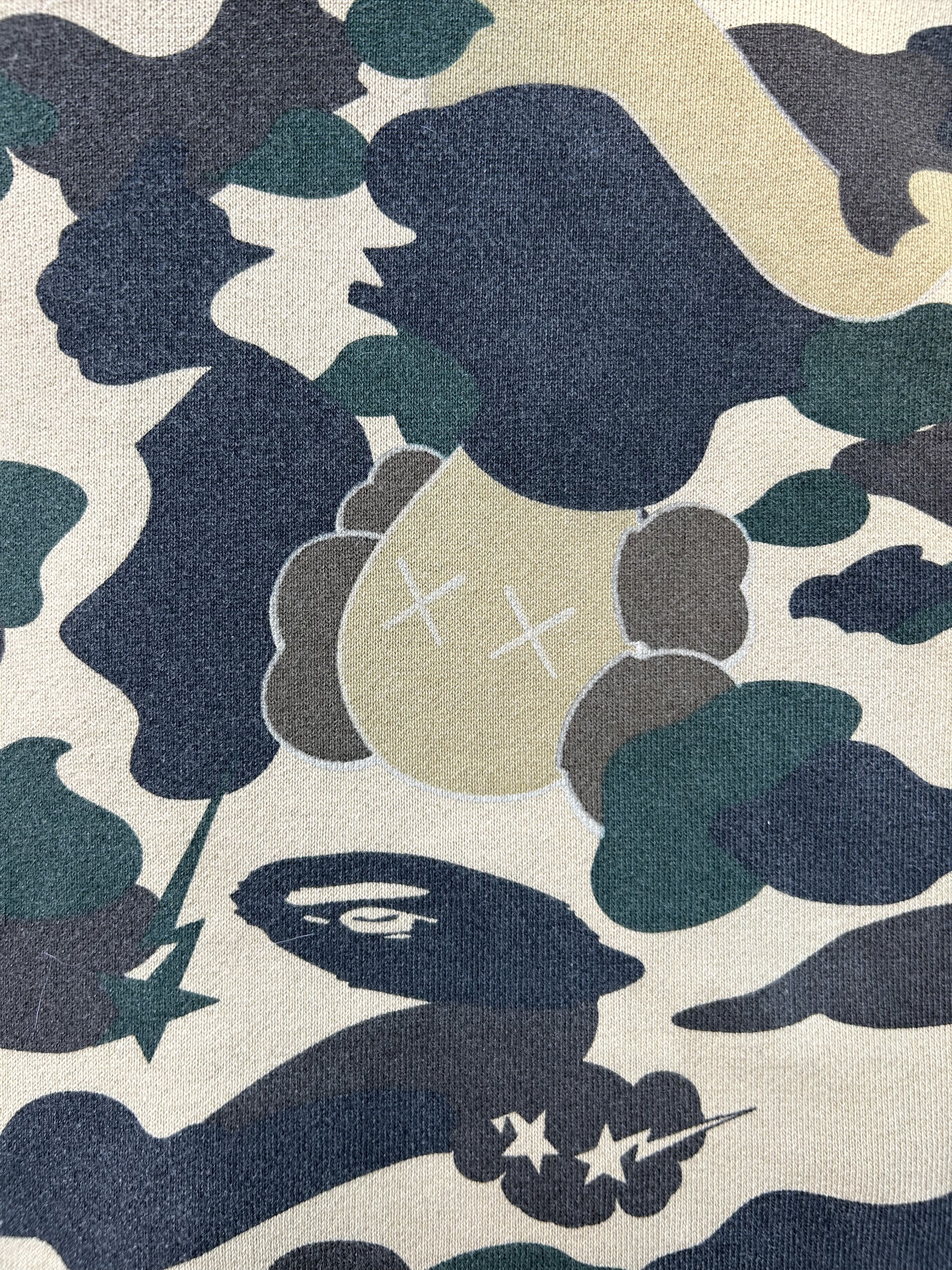 Bape × Kaws Bape x Kaws Bendy 1st Camo Full Zip Hoodie [Size M] Size US M / EU 48-50 / 2 - 8 Thumbnail