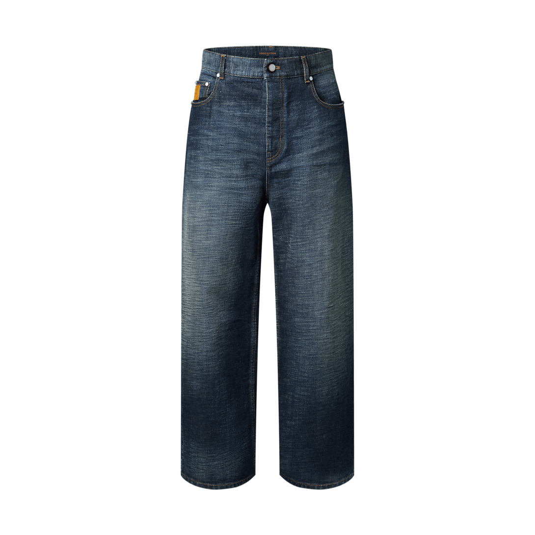 Louis Vuitton Wide Leg Denim Trousers Size US 33 - 1 Thumbnail